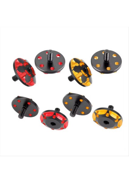 2pcs Metal M3 Kuyruk Kanadı Conta Sabitleme Vidaları 1/8/1/10 Rc Araba Yükseltme Parçaları Aksesuar Stili Bir Siyah Kırmızı (Yurt Dışından) fırsatları