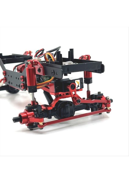 Rc Araba Yükseltme Dalga Kutusu Çekme Çubuğu Çekme Şok Emici Top Rulman Seti 1/12 MN99S Için Rc Araba Yükseltme Parçaları Kırmızı (Yurt Dışından) indirimleri