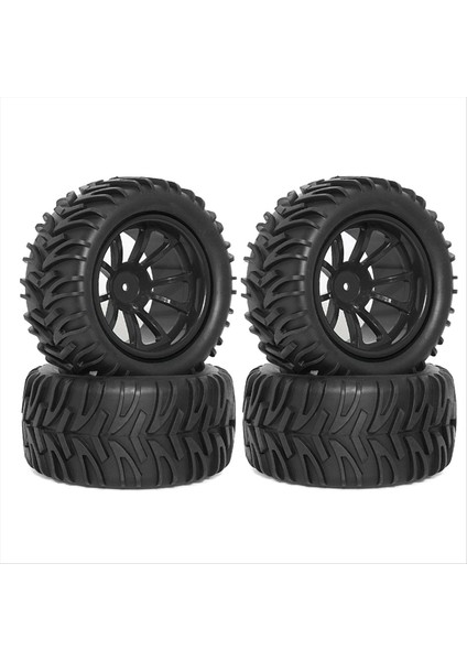 Rc Lastikler 1/10 Kamyon Lastik ve Tekerlekler Uzaktan Kumanda Kamyon Lastikleri Siyah (Yurt Dışından) indirimleri