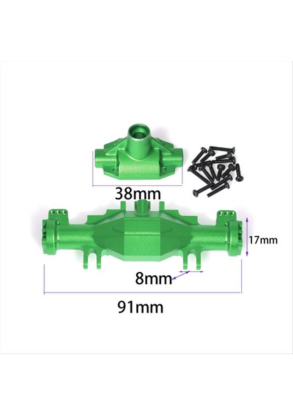 Rc Araba Yükseltme Hızlı Bırakma Ön Arka Aks Köprü Kabuk Kiti Losi Için 1/18 Mini Lmt 4x4 Fırça Canavar Kamyon Yeşil (Yurt Dışından) modelleri