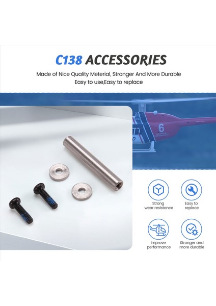 Rc Oyuncak Helikopteri Yükseltme C138 Rc Era Için Çapraz Mil Vidalı Set C138 Bell 206 1 33 Rc Oyuncak Helikopter Parçaları (Yurt Dışından) fırsatları