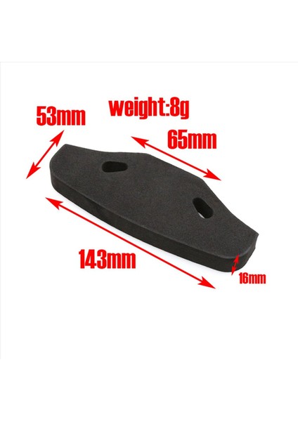 4x Ön Tampon Sünger Köpüğü Tamiya Tt-01 Tt-02 TT01 TT02 1/10 Rc Araba Yükseltme Parçaları Yedek Aksesuarlar Siyah (Yurt Dışından) modelleri