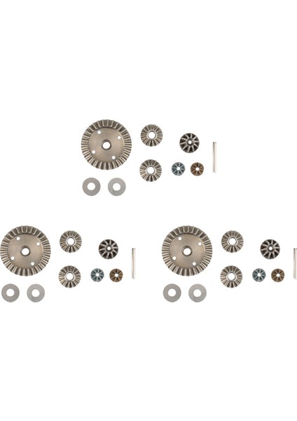 3x Metal Diferansiyel Sürüş Dişleri Hbx 16889 16889A 16890 16890A Sg 1601 Sg 1602 SG1601 Rc Araç Parçaları Aksesuarları (Yurt Dışından)