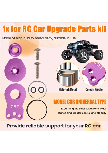 25T Direksiyon Servo Kol Boynuzu 3 Delik Rc Paletli Araba Büyük Tork Dijital Servo Yükseltme Parçaları Mor (Yurt Dışından) fırsatları