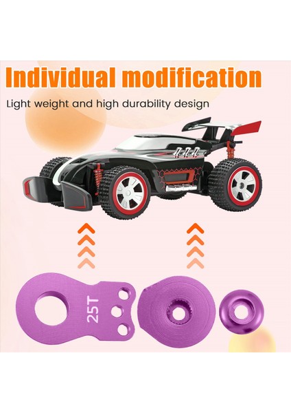25T Direksiyon Servo Kol Boynuzu 3 Delik Rc Paletli Araba Büyük Tork Dijital Servo Yükseltme Parçaları Mor (Yurt Dışından) indirimleri