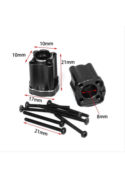 Rc Araba Yükseltme Arka Kupa Kiti Losi Için 1/18 Mini Lmt 4x4 Fırça Canavar Kamyon Rc Araba Yükseltme Parçaları Siyah (Yurt Dışından) modelleri