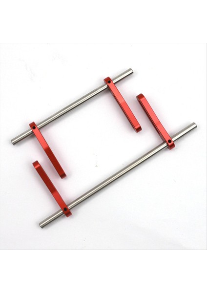 Rc Araba Yükseltme Ayarlanabilir Ön ve Arka Tampon Kiti 1/10 SCX10 Trx4 Lcg Rc Araba Yükseltme Parçaları Kırmızı (Yurt Dışından) modelleri