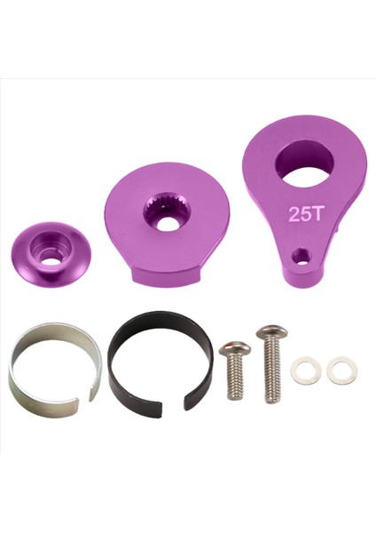 25T Direksiyon Servo Kol Boynuzu Rc Paletli Araba Için 1 Delik Büyük Tork Dijital Servo Yükseltme Parçaları Mor (Yurt Dışından) fiyatları