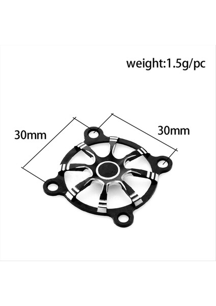 30X30MM Alüminyum Alaşım Soğutma Fan Kapağı Rc Motor Esc Elektrik Düzenleme Fan Koruma Kapağı Kırmızı (Yurt Dışından) modelleri