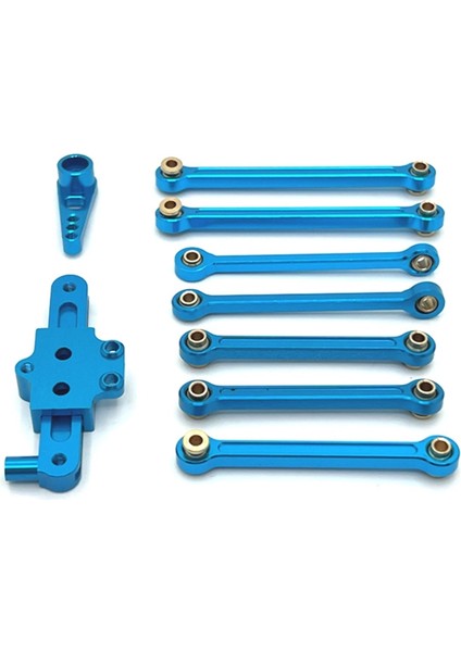 Rc Araba Yükseltme Sabit Çubuk Direksiyon Grubu Wltoys Için 1/12 124006 12427 12427 12428 Rc Araba Yükseltme Parçaları Mavi (Yurt Dışından)