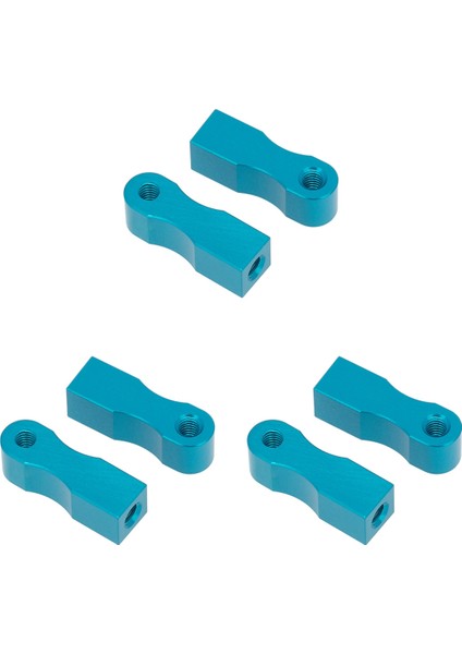 6pcs Metal Servo Montaj Tamiya TT01 Tt-01 1/10 Rc Araba Yükseltme Parçaları Için (Yurt Dışından)