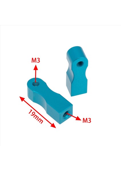 6pcs Metal Servo Montaj Tamiya TT01 Tt-01 1/10 Rc Araba Yükseltme Parçaları Için (Yurt Dışından) fiyatları