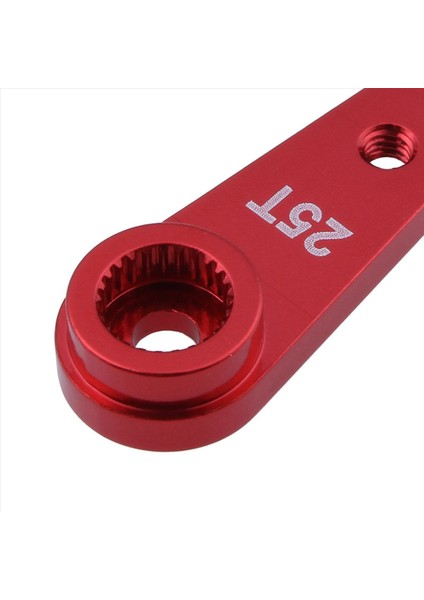 24PCS 37MM 25T Metal Uzatma Direksiyon Servo Kol Korsası Rc Araç Paletli Parçalar Kırmızı (Yurt Dışından) modelleri