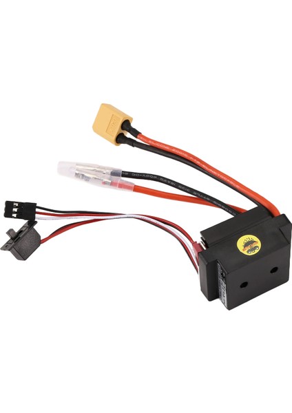 Rc Hobby 60A Esc 2A Bec Voltajlı Motor Hız Kontrolörü Rc Gemi ve Rc Araba Esc Için 6-12V Fırça Esc A (Yurt Dışından)
