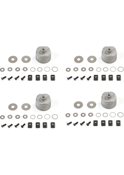 4x Diferansiyel Dişli Kabukları Kit 1/8 Hpı Için Uygun Yarış Savage Xl Flux Rovan Torland Fırçasız Kamyon Parçaları (Yurt Dışından)