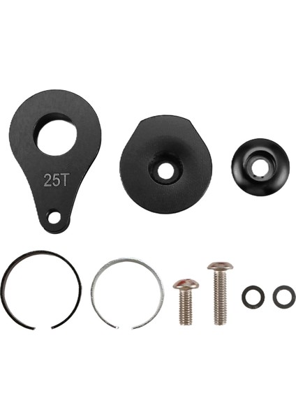 25T Direksiyon Servo Kol Boynuzu Rc Paletli Araba Için 1 Delik Büyük Tork Dijital Servo Yükseltme Parçaları Siyah (Yurt Dışından)