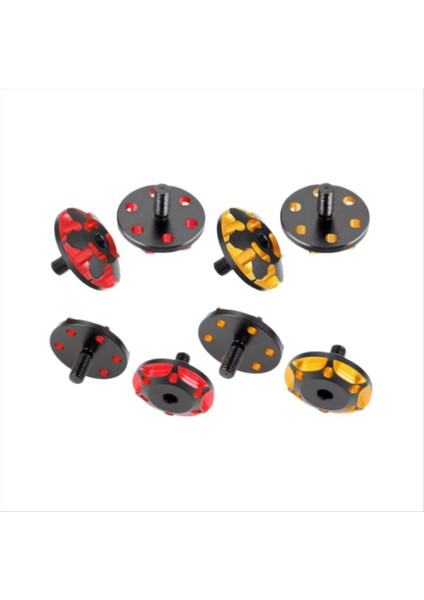 2pcs Metal M3 Kuyruk Kanadı Conta Sabitleme Vidaları 1/8/1/10 Rc Araba Yükseltme Parçaları Aksesuar Stili A Altın Siyah (Yurt Dışından) fiyatları