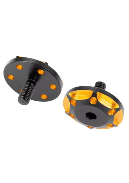 2pcs Metal M3 Kuyruk Kanadı Conta Sabitleme Vidaları 1/8/1/10 Rc Araba Yükseltme Parçaları Aksesuar Stili A Altın Siyah (Yurt Dışından) modelleri