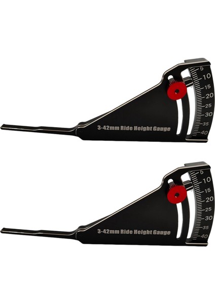 2x Ayarlanabilir Cetvel Ayarlama Rc Araç Liği ve Tekerlek Jant Kamber 3-42MM Sürüş Liği Göstergesi (Yurt Dışından)