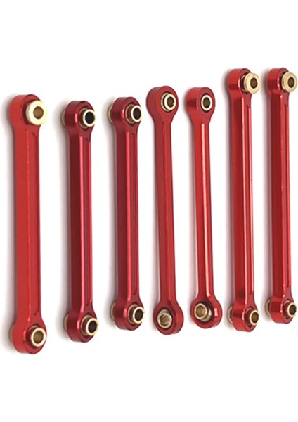 Rc Araba Yükseltme Sabit Çubuk Direksiyon Grubu Servo Kol Seti Wltoys 1/12 124006 12427 12427 12428 Rc Araba Yükseltme Parçaları Kırmızı (Yurt Dışından) fırsatları