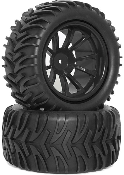 Rc Lastikler 1/10 Kamyon Lastikleri ve Tekerlekler Uzaktan Kumanda Kamyon Lastikleri Sarı (Yurt Dışından)