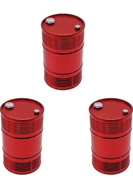 1/10 RC4WD D90 SCX10 Rock Crowler Rc Araç Dekor Aksesuarları Için 3x Metal Yağ Dul Yakıt Deposu Konteyneri (Yurt Dışından)