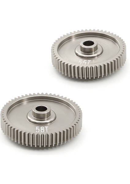 2pcs Rc Araba Yükseltme Hızlı Gürlü Dişli 51004 53665 55T 58T Tamiya TT01 Tt-01 1/10 Rc Araba Yükseltme Parçaları (Yurt Dışından)