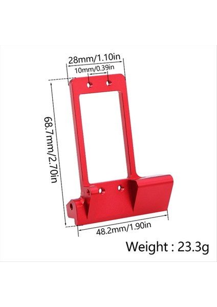 Alüminyum Ön Aks Yarasa Servo Montajı 1/10 Rc Paletli Araba Vp F9 Diy Lcg Şasi Yükseltme Parçaları Gümüş (Yurt Dışından) indirimleri