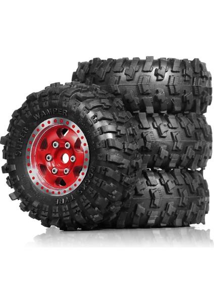 4pcs 51MM 1 0 Inç Metal Beadlock Tekerlek Lastik 1/18 1/24 Rc Craıl Car TX4M SCX24 AX24 FCX24 Yükseltme Parçaları Kahverengi (Yurt Dışından) fiyatları