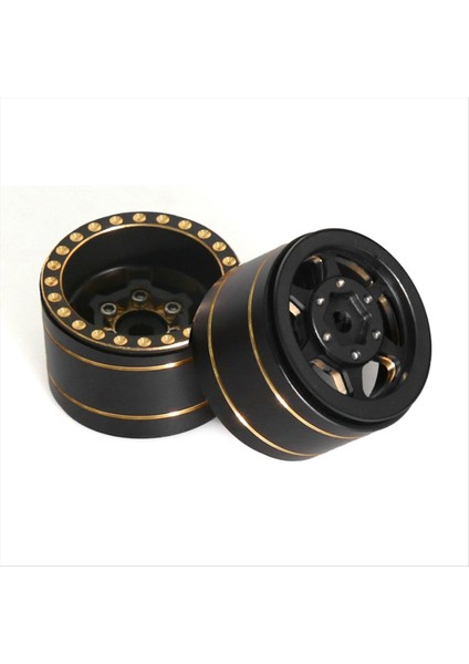 4pcs 1 0 Artı Pirinç Beadlock Tekerlek Jantlar 1/18 TRX4M SCX24 FCX24 Rc Araba Yükseltme Parçaları (Yurt Dışından) modelleri