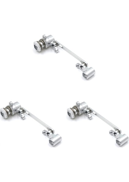 3x Direksiyon Debriyaj Montaj Direksiyon Servo Tasaracı Wltoys Için Tamamlandı 144001 1/14 124018 124019 Gümüş (Yurt Dışından)