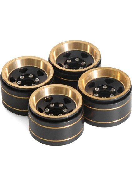 1/18 TRX4M SCX24 FCX24 Rc Araba Yükseltme Parçaları Için 4pcs 1 0 Pirinç Tekerlek Göbeği (Yurt Dışından)