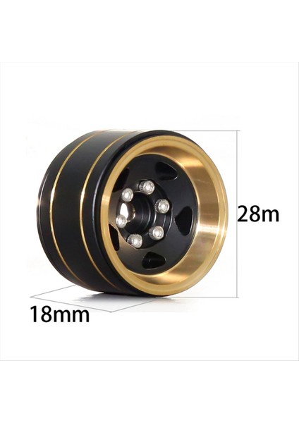 1/18 TRX4M SCX24 FCX24 Rc Araba Yükseltme Parçaları Için 4pcs 1 0 Pirinç Tekerlek Göbeği (Yurt Dışından) fiyatları