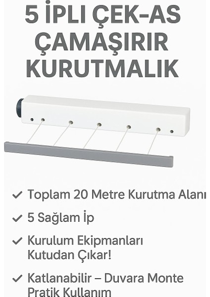 Çek As Ger As 5 Ipli 20 mt