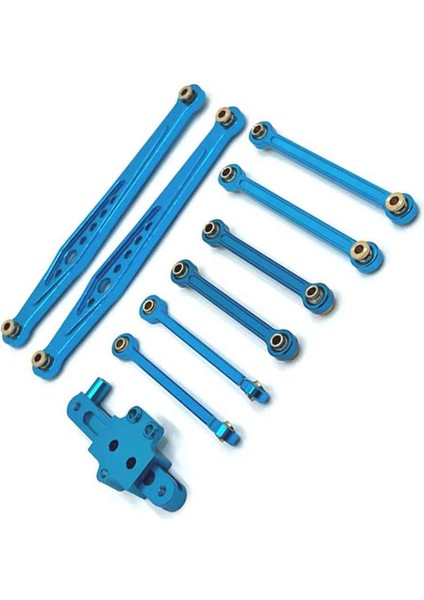 Rc Araba Yükseltme Sabit Çubuk Direksiyon Grubu Wltoys Için Servo Kol Kiti 1/12 124006 12423 12427 Pro Rc Araba Yükseltme Parçaları Mavi (Yurt Dışından) indirimleri