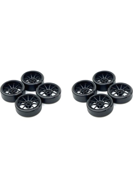 8pcs Sert Plastik Sürüklenme Lastik Lastik Metal Tekerlek Jant Wltoys Için 284131 K969 K989 P929 Mini-Z 1/28 Rc Araba Yükseltmeleri Parçalar 3 (Yurt Dışından)