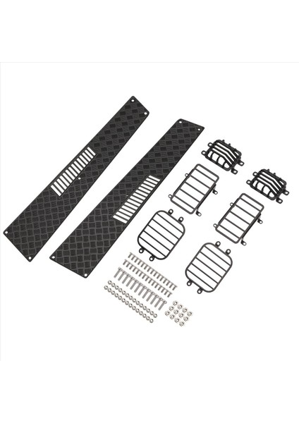 1/10 Simülasyon Tırmanma Arabası Trx4 G500 G63 Yan Işık Kapak Tail Lamba Kapağı Far Kapağı Motor Kaput Kaçma Plakası (Yurt Dışından) fiyatları