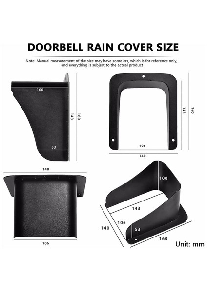 2x Video Kapı Zili Yağmur Örtüsü Metal Kapı Çanları Klavye Denetleyicisi Için Erişim Kontrol Muhafazası Kapı Zili Interkom (Yurt Dışından) fiyatları