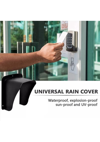 2x Video Kapı Zili Yağmur Örtüsü Metal Kapı Çanları Klavye Denetleyicisi Için Erişim Kontrol Muhafazası Kapı Zili Interkom (Yurt Dışından) fırsatları