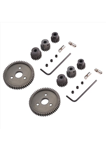 32P 5mm 15T Pinyon ve M0 8 11MM 54T Büyük Dişli Sertleştirilmiş Çelik Motor Dişli Çöp E-Revo Zirvesi 1/10 Rc Araba (Yurt Dışından) fiyatları