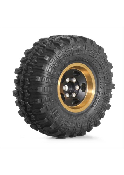 1 0inch Metal Tekerlekler Lastikli Metal Tekerlekler 1/18 Rc Tracher Araş Traxxas Trx4-M Defender Bronco SCX24 Rc Car Için (Yurt Dışından) fırsatları