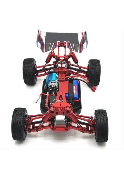 Ön ve Arka Süspansiyon Braket Kiti Wltoys 1/14 144016 144018 1/14 1/12 Corolla Rc Araba Yükseltme Aksesuarları Kırmızı (Yurt Dışından) modelleri