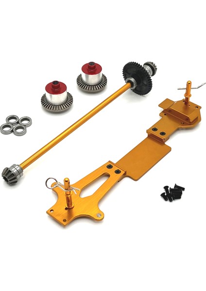 Rc Araba Yükseltme Sürüş Şaftı Diferansiyel Ikinci Kat Seti Wltoys 144016 Rc Araba Yükseltme Parçaları Altın (Yurt Dışından)
