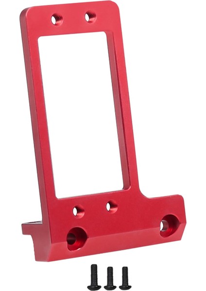 1/10 SCX10 Iıı AR45P Portal Aks Lcg Şasi Servo Braketi Kırmızı (Yurt Dışından)