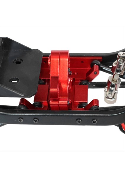 Alüminyum Alaşım Yükseltme Merkezi Şanzıman Kapak Yedek Parçalar MN86 MN128 G500 Rc Uzaktan Kumanda Arabası Için Kırmızı Dişli Kutusu (Yurt Dışından) modelleri