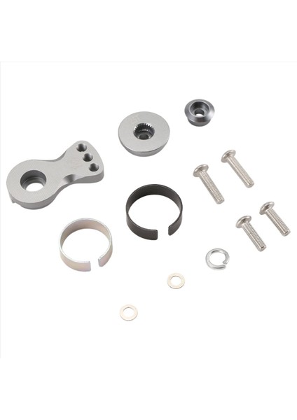 Metal 25T Ayarlanabilir Servo Koruyucu Kol Boynuzu Trx-4 Eksenel SCX10 1/10 Rc Arabalar Helikopter Model Tekne Yükseltme Parçaları M C (Yurt Dışından) modelleri