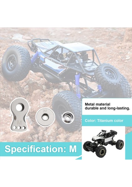 Metal 25T Ayarlanabilir Servo Koruyucu Kol Boynuzu Trx-4 Eksenel SCX10 1/10 Rc Arabalar Helikopter Model Tekne Yükseltme Parçaları M C (Yurt Dışından) fırsatları