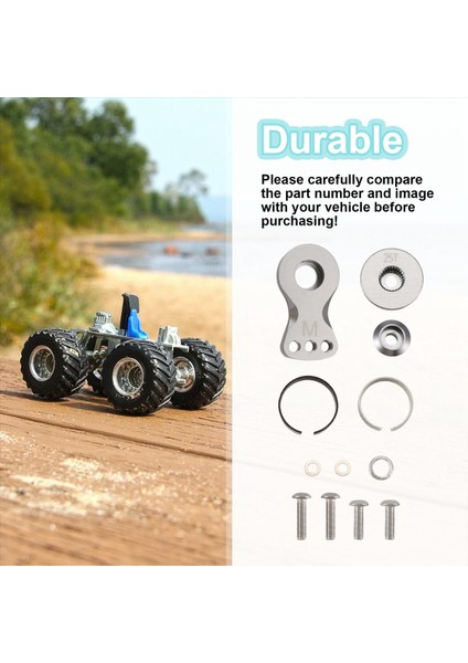 Metal 25T Ayarlanabilir Servo Koruyucu Kol Boynuzu Trx-4 Eksenel SCX10 1/10 Rc Arabalar Helikopter Model Tekne Yükseltme Parçaları M C (Yurt Dışından) indirimleri