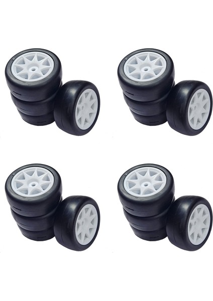 16PCS 58MM Lastikler 1/10 1/12 Rc Sürüklenme Arabası Için Süngerle 12MM Hex Tekerlekler 3ring Sakura M4 M5 Mst Tcr Tamiya M05 (Yurt Dışından)