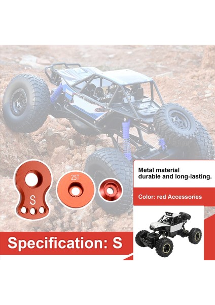 Metal 25T Ayarlanabilir Servo Koruyucu Kol Boynuzu Trx-4 Eksenel SCX10 1/10 Rc Arabalar Helikopter Model Tekne Yükseltme Parçaları S D (Yurt Dışından) fırsatları